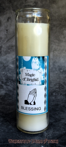 Hexenshop Dark Phönix Magic of Brighid Ritual Glaskerze Segnung